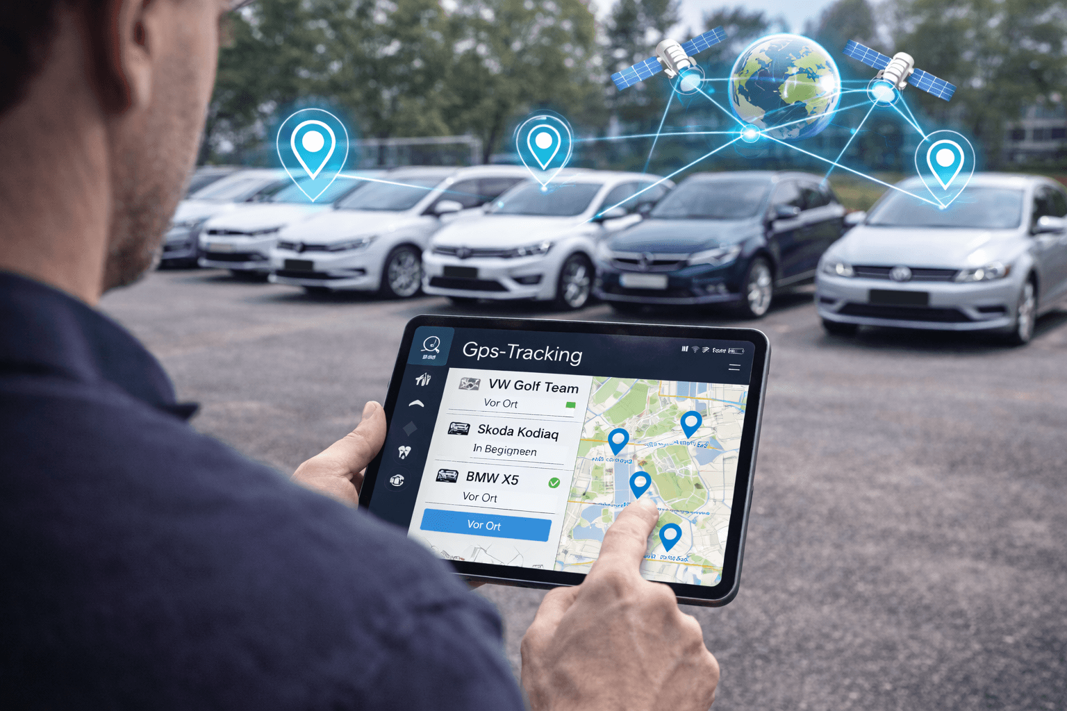 GPS Ortung für Mietwagenanbieter und Autohäuser