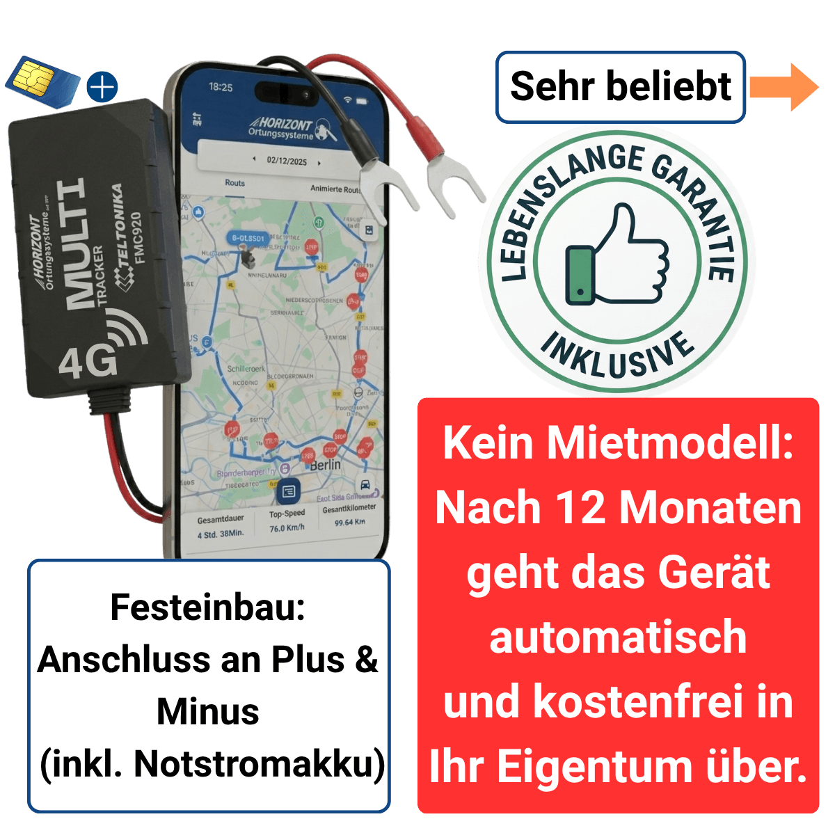 GPS Tracker Multi Model – 4G LTE für PKW, LKW & Transporter | Teltonika FMC920