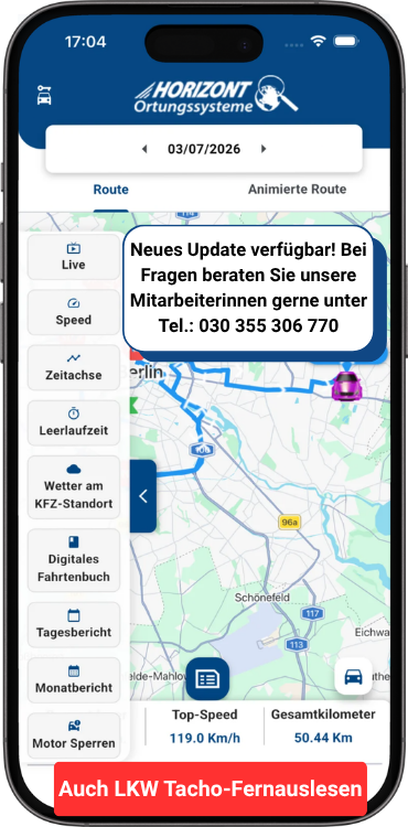 Premium-Funktionen der GPS-Fahrzeugortungs-App