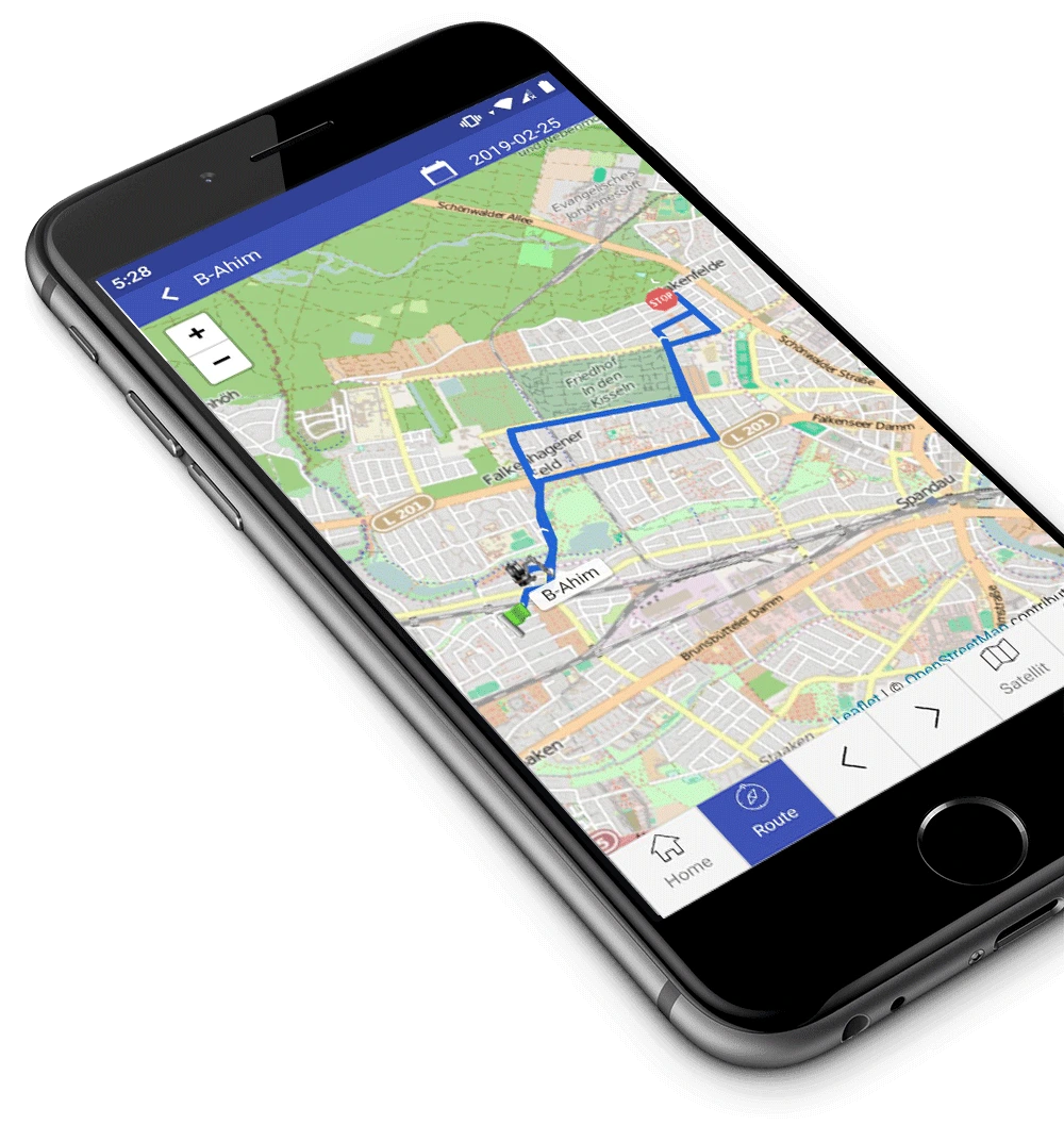 GPS Fahrzeugortung für Handy