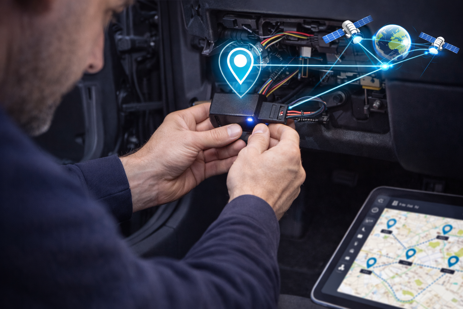 BASIC Hardwired GPS Tracking - Reliable Vehicle Monitoring Around the Clock