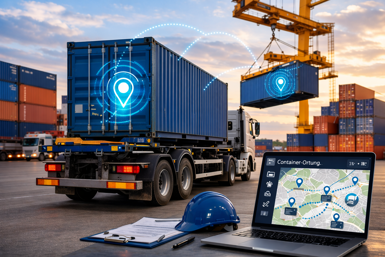 GPS-Ortung für Container und Wechselbrücken - Effizienz und Sicherheit in der Logistik