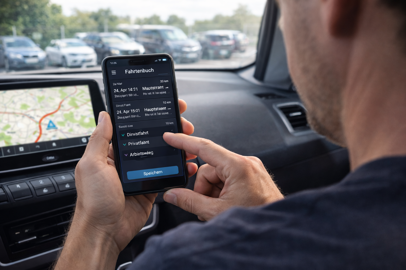Elektronisches Fahrtenbuch mit GPS - Steuerkonform und revisionssicher