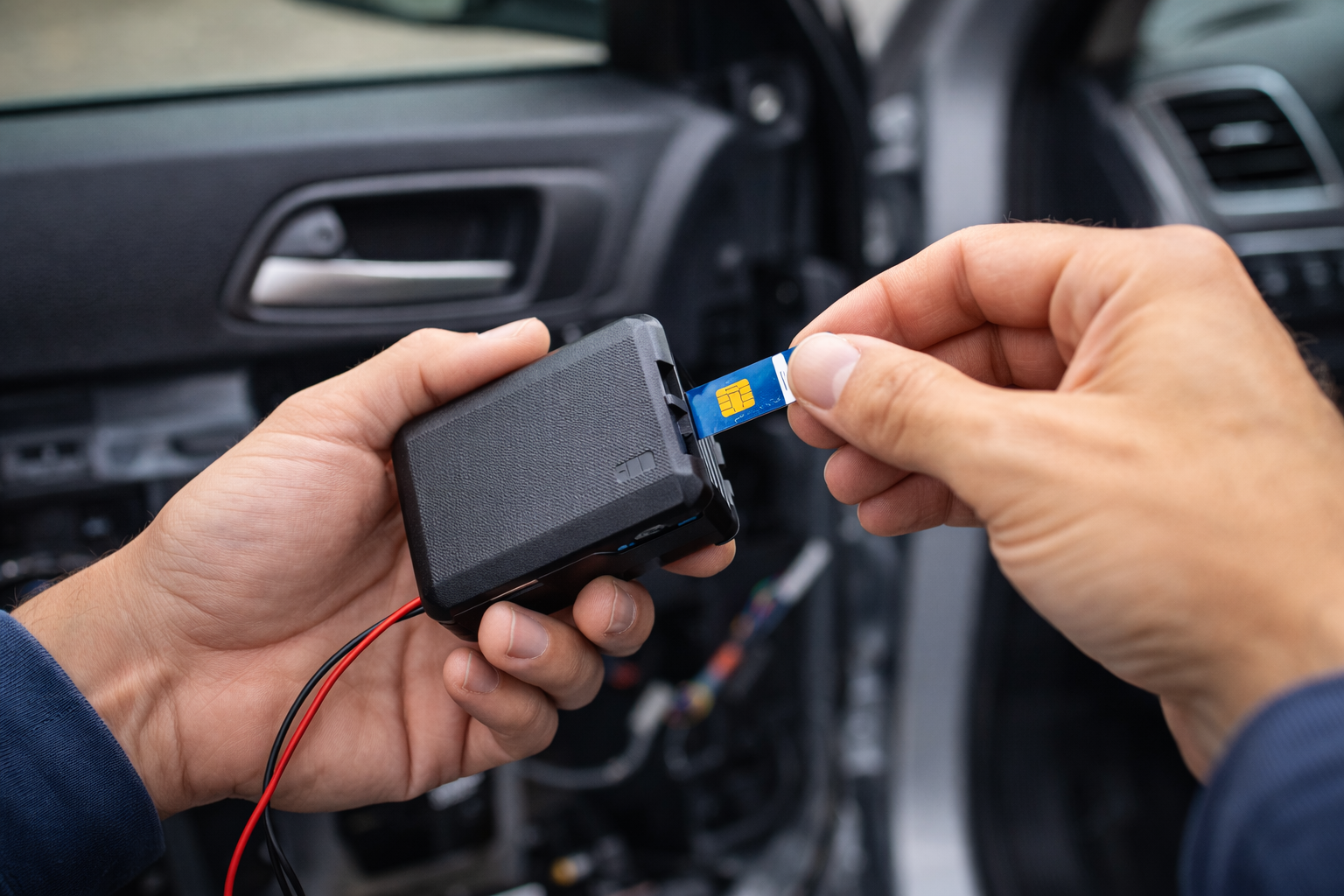 GPS Tracker Auto mit SIM-Karte für die Fahrzeugortung