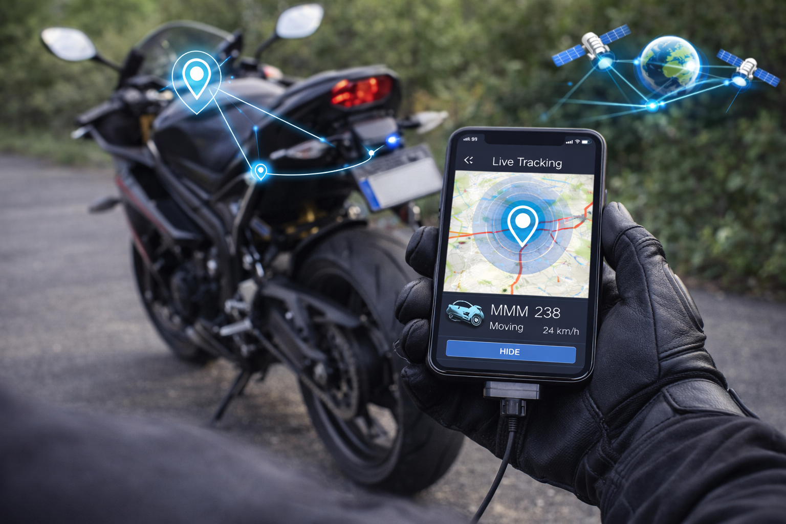 GPS Tracker für Motorrad: Die Vorteile von GPS-Tracking für Motorräder