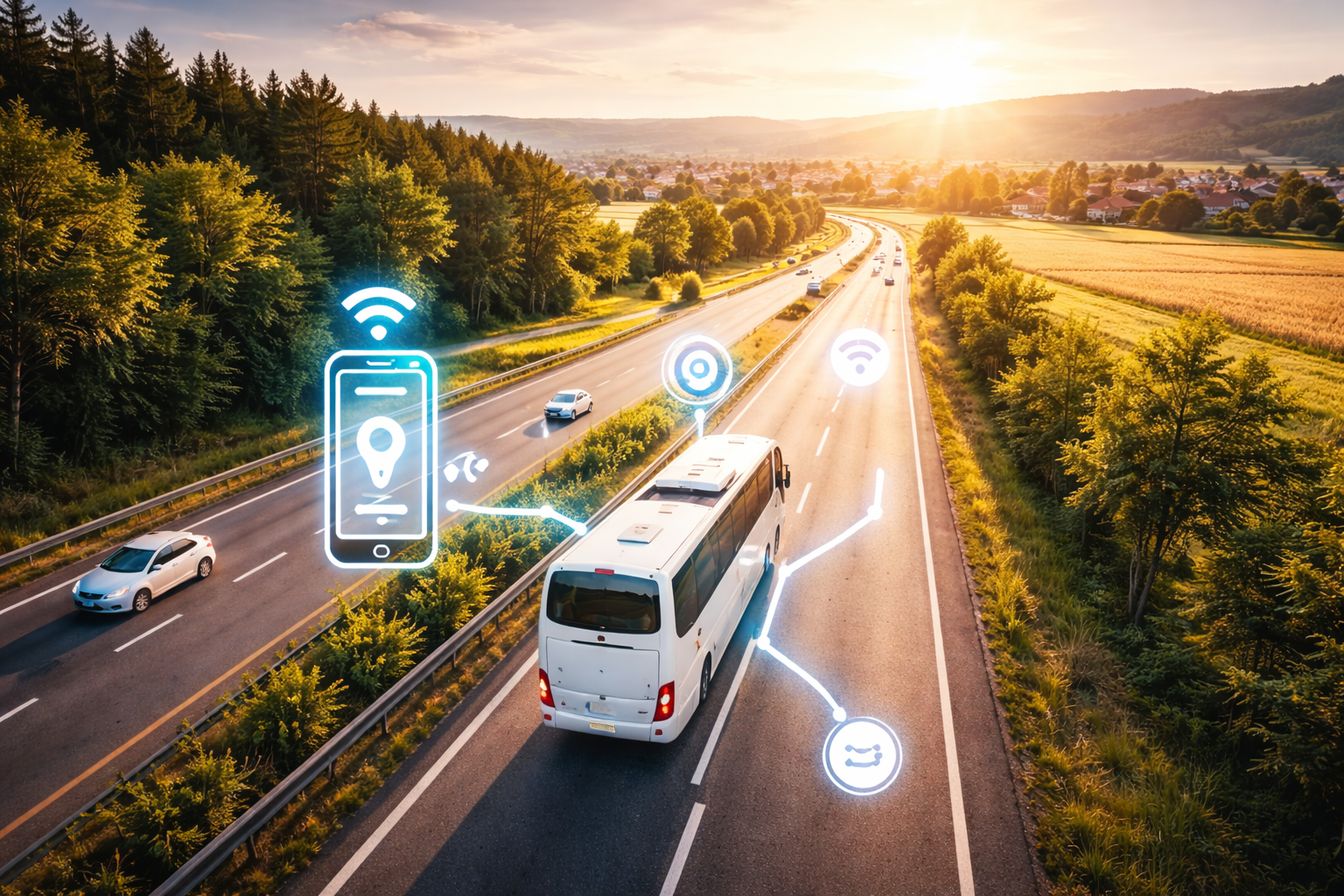 Live Trackers in Bus Companies: Efficiency, Safety and Customer Satisfaction in Real Time