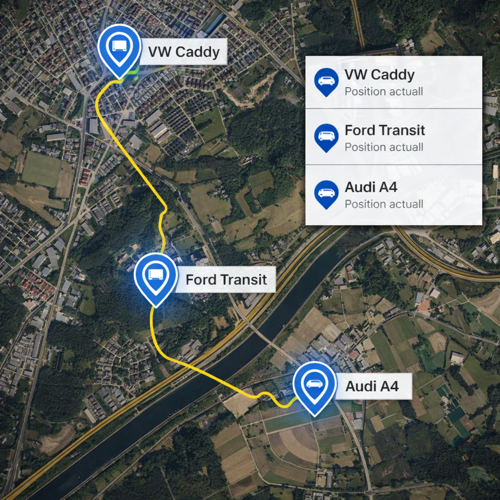 Live Tracker mit Satellitenansicht – Routen in Echtzeit verfolgen