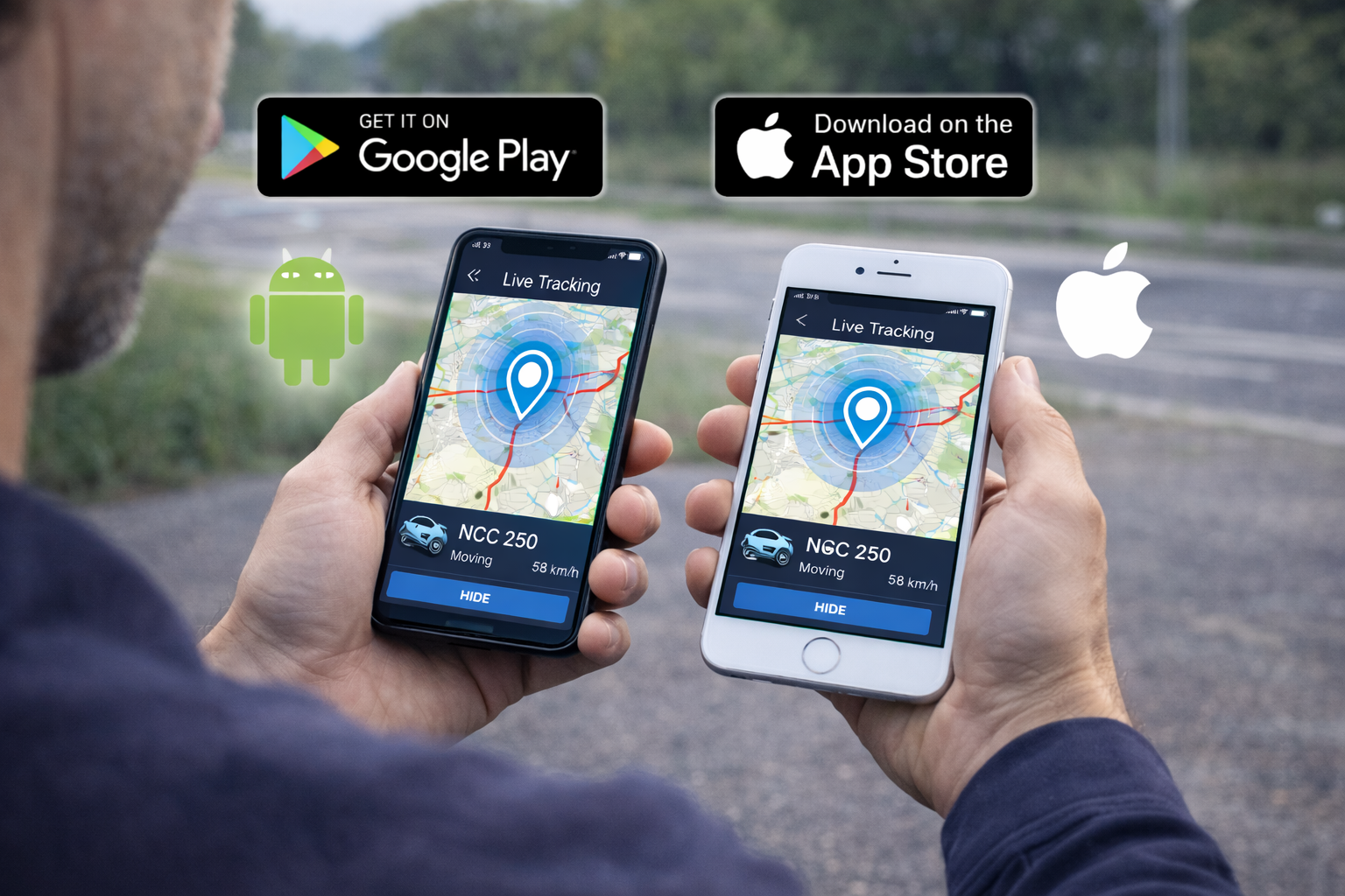 GPS Tracking App für Android und iOS - Fahrzeuge immer im Blick