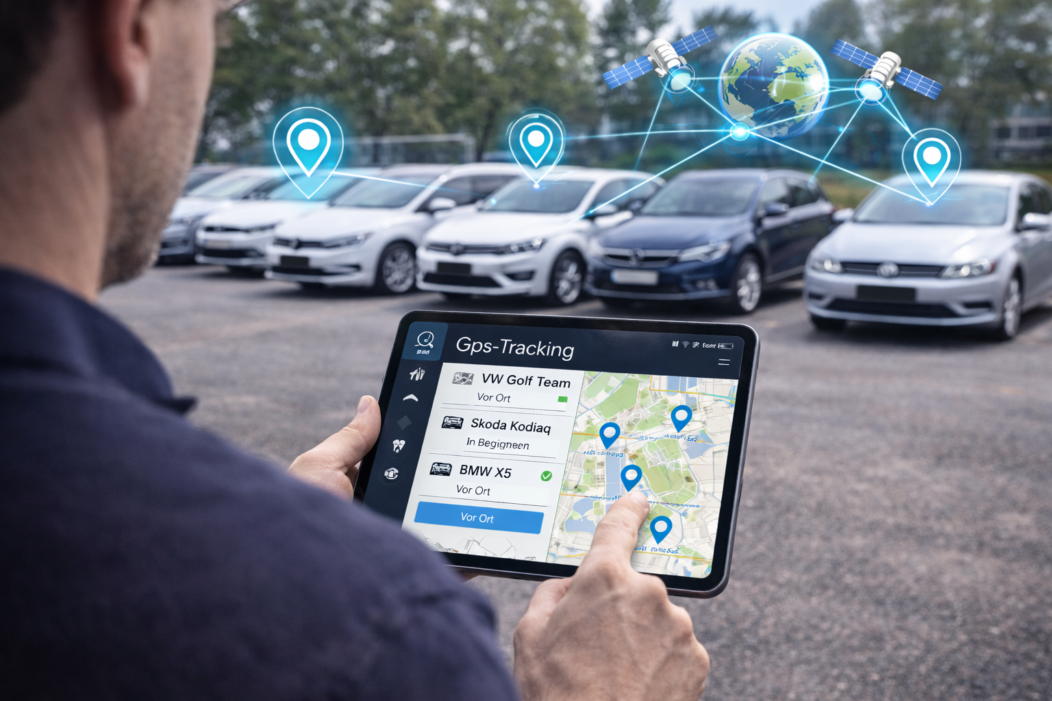 GPS Ortung für Mietwagenanbieter und Autohäuser
