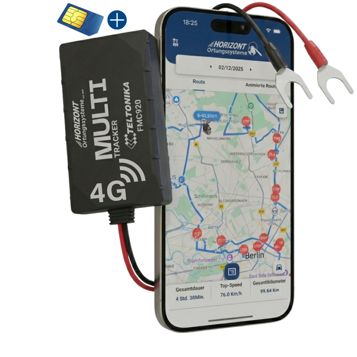 GPS Tracker ohne Abo – 4G LTE für Fahrzeuge | Teltonika FMC920 - GPS Tracker für Fahrzeuge