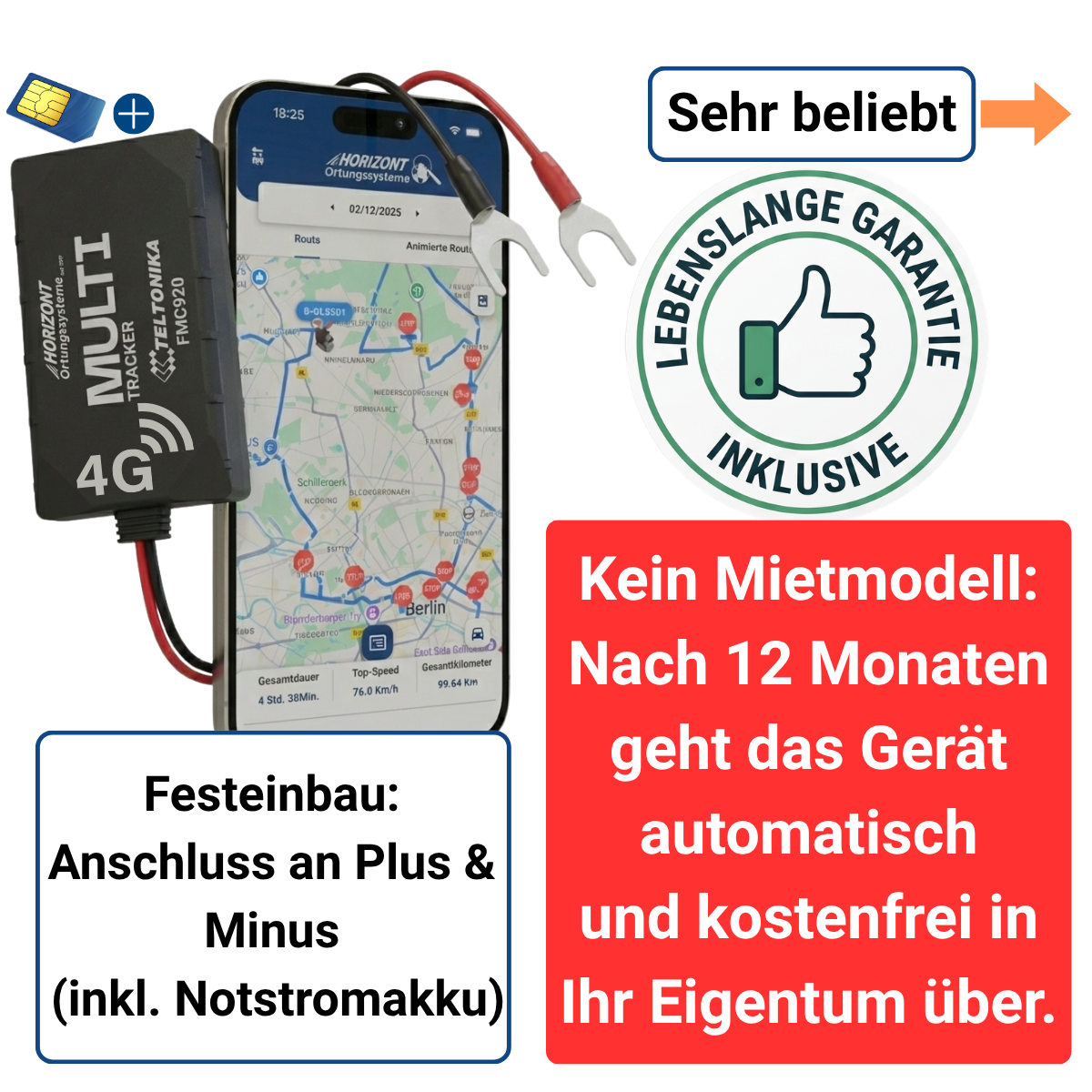 GPS Tracker Multi Model – 4G LTE für PKW, LKW & Transporter | Teltonika FMC920