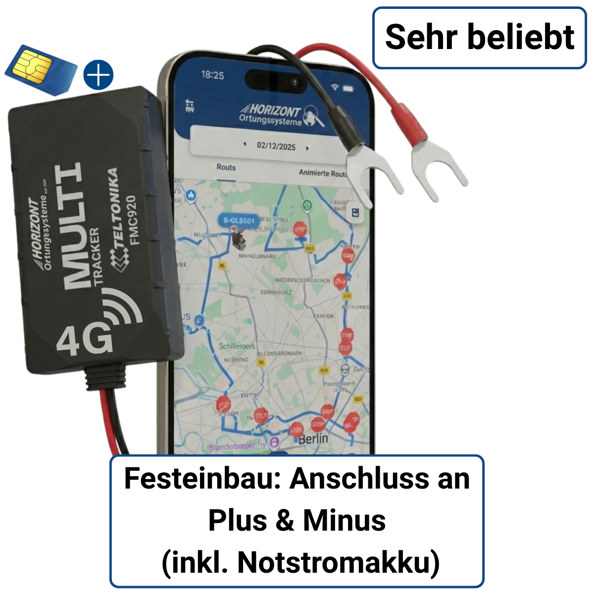 incl. SIM Card - Car & Truck 4G GPS Vehicle Tracker 4G - Multi Model - Quick Installation - With Subscription - GPS Tracker für Fahrzeuge