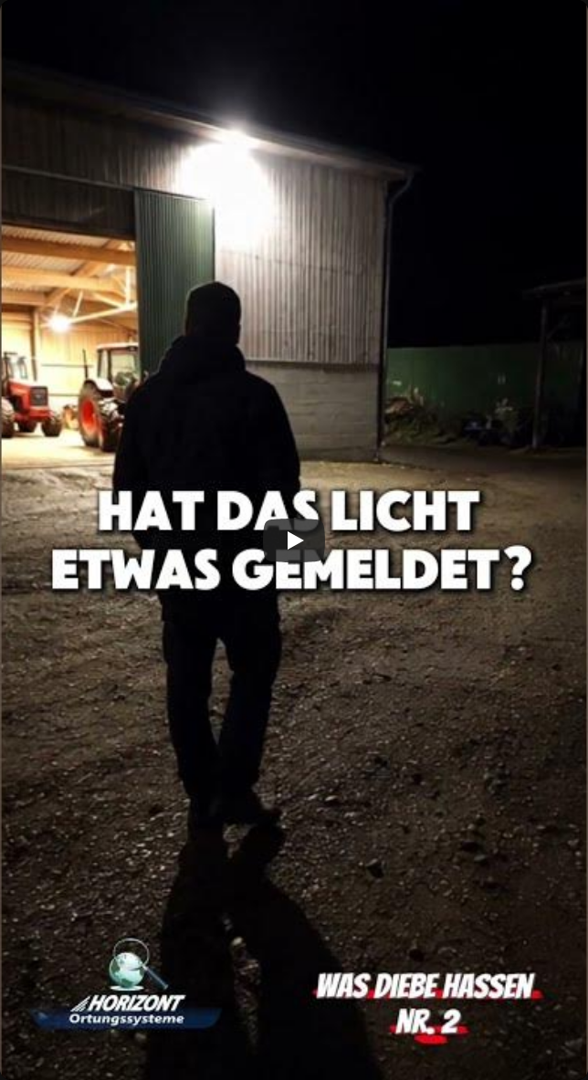 Was Diebe hassen – Nr. 2: das plötzliche Licht. 2 Uhr nachts, dann geht es an. 💡