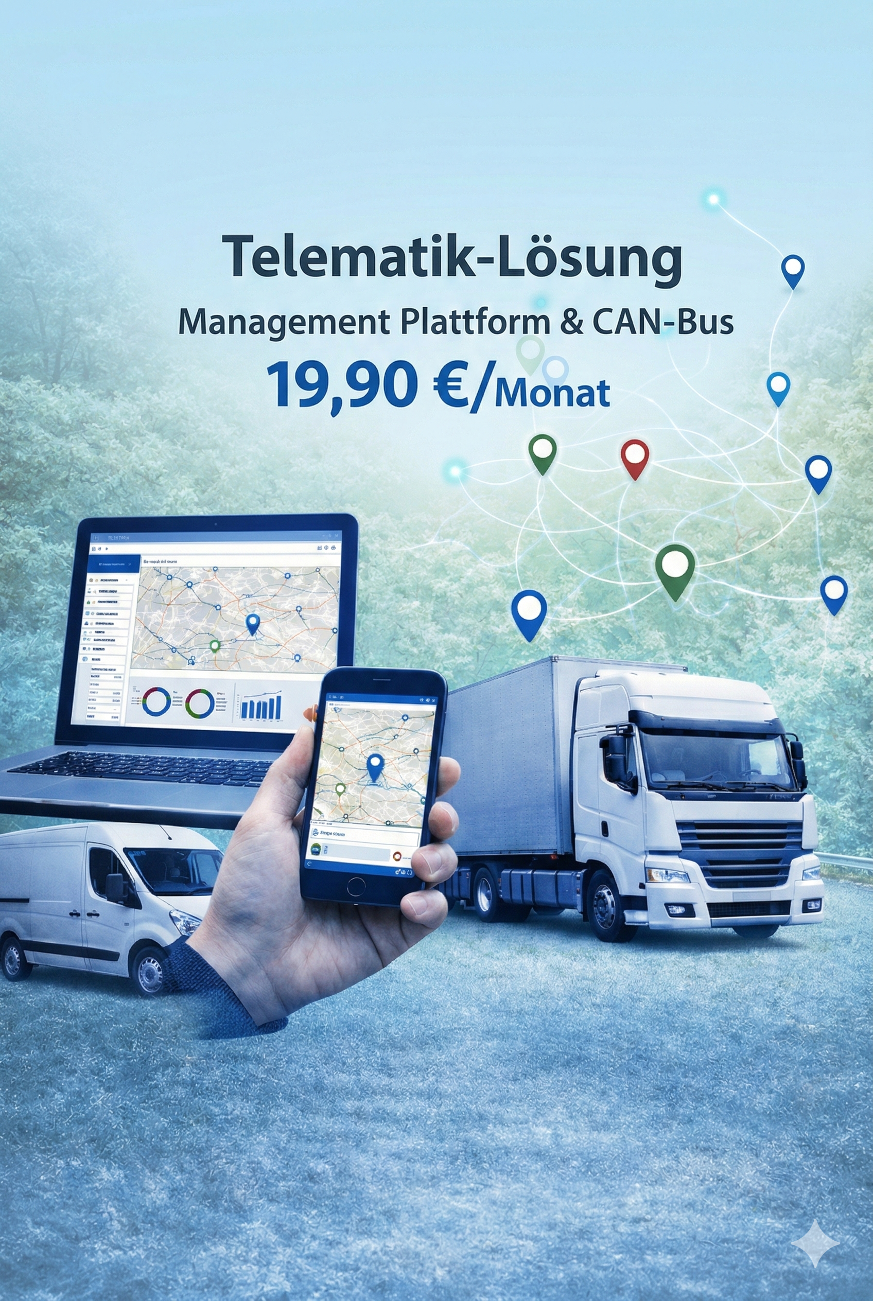 Telematik-Management = Zentrale Plattform