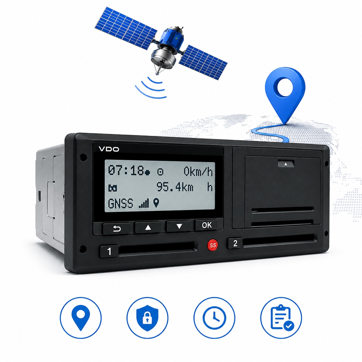 GPS-Ortung und Tachograph-Lösungen - resim 1